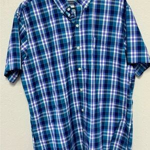 Izod Men's Multicolor Plaid Button-Down Shirt